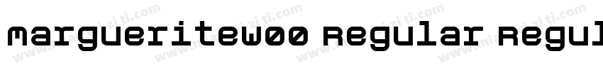 MargueriteW00 Regular Regular字体转换